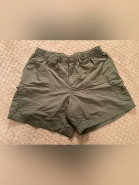 Womens Olive Green Casual Shorts